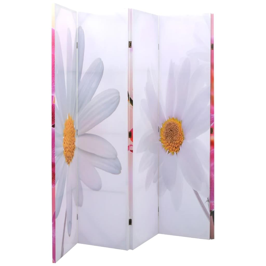 vidaXL Cloison de Séparation Pliable 200x170 cm Bois Paravent Écran Chambre