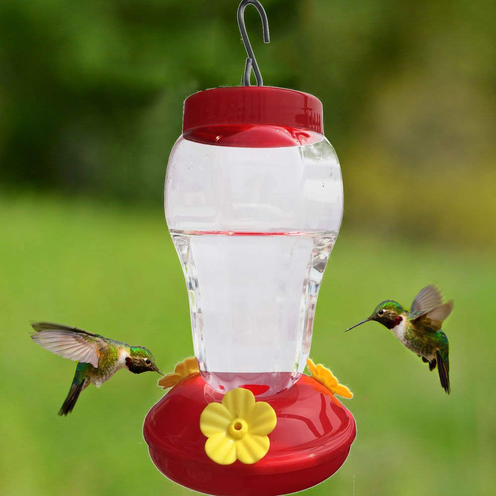 ISUN Hummingbird Feeder with 3 Feeding pots,Hummingbird Feeders for