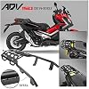 Motorcycle Rear Luggage Cargo Rack Extended Shelf Bar Carrier Top Mount Bracket Plate Kit Rear Passenger Grab Bar Seat Side Hand Rail Tail for H.onda ADV 150 ADV150 ADV-150 2019 2020 2021 2022 2023