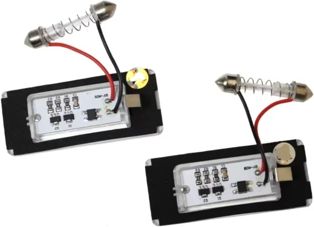 License Plate Light Kit Compatible With Mini For Cooper R61 For Paceman 2012-2025 Rear License Plate Lamps Car Number Lamp Error Light 63267165735 63267193294