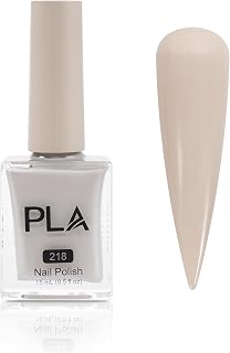 PLA Nail Lacquer | Neutral Cream Shade Nail Polish | Glaze the Roof - 218 | Natural Looking Nail Lacquer |10-Free | 15 ml