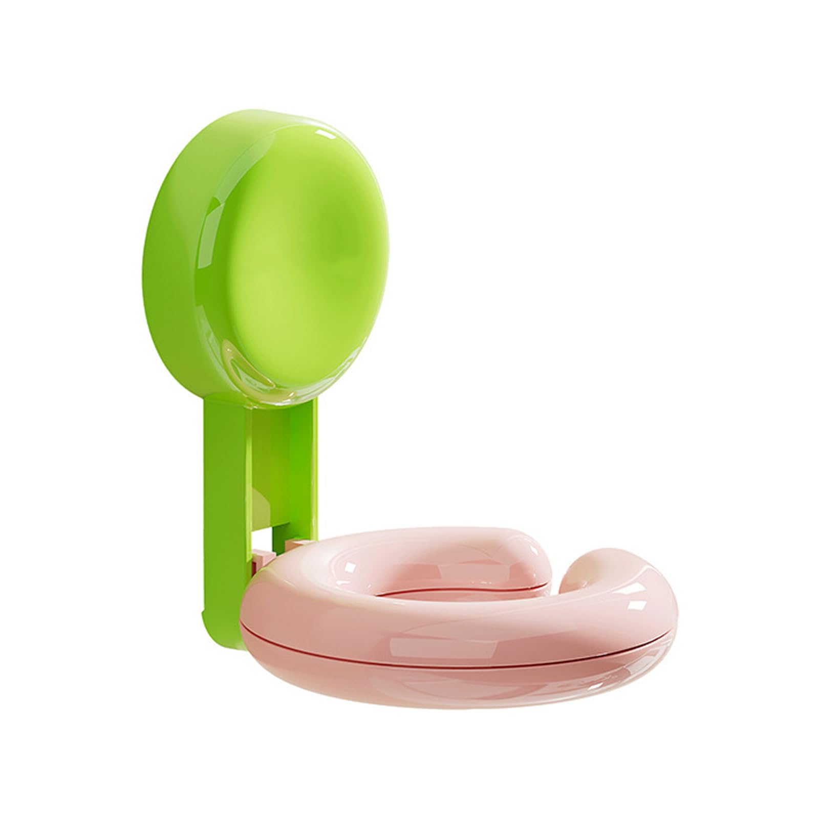 HDOYTXXM Space Saving Wall Mount Hair Dryer Holder Strong Adhesive Suction Cup Holds 5kg for Home Salon Bathroom Adjustable Blow Dryer Wall Mount