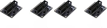 Treedix 2pcs JTAG 2x10 2.54mm to SWD 2x5 1.27mm Cable Adapter Board Breakout Board Jtag Debug Board Pack of 2