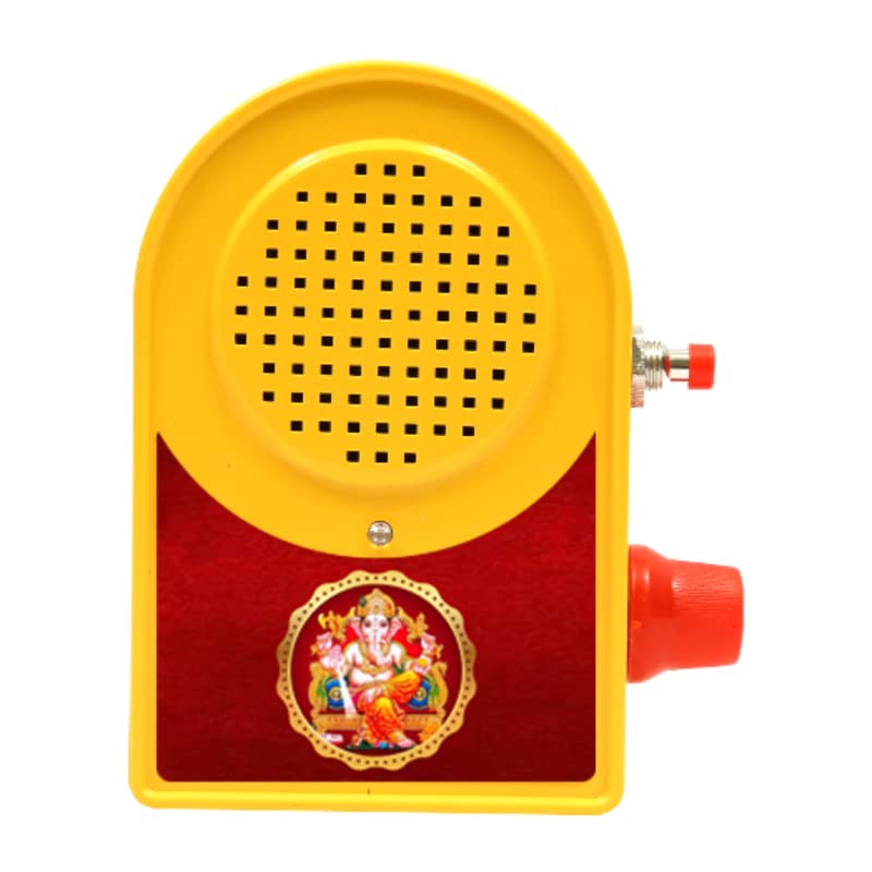 BISMAADH Hindu Religious Continuous Song 50 in 1 Spiritual Devotional Mantra Chanting Soundbar Bell Just Plug & Play