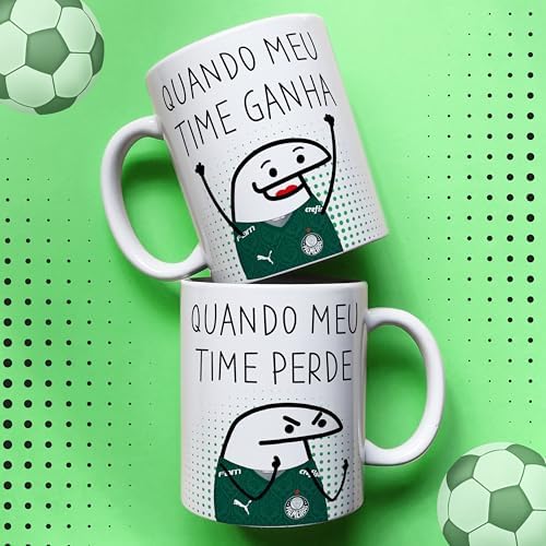 Caneca Palmeiras com e sem café 2025