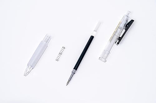 Miniatura 5 de Bolígrafos retráctiles de 0.38, ultra micro punto 0.015 in, tinta negra, 5 unidades, bolígrafo de punta ultra fina de tinta de gel, 235D5