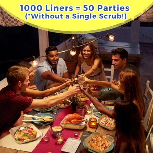 1000 Pcs Air Fryer Paper Liners, 8" Square Air Fryer Liners Disposable, Heavy-Duty Parchment Paper for 5-8 qt Airfryer Basket, Non-Stick & Grease-Proof Baking Liner for Oven Pan