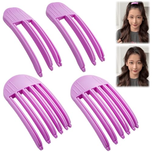 4 Pezzi Fermagli per Capelli Gonfi, Pinza Volume Capelli, Clip Del Volume Della Radice, Fermaglio per Capelli Gonfi, Fermaglio Invisibile Per Radici Volume Dei Capelli Ricci, Styling dei Capelli