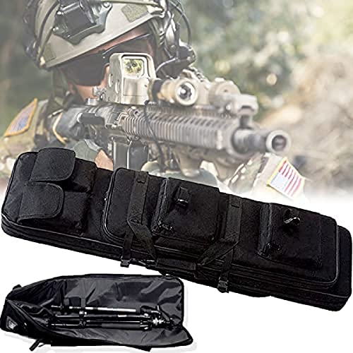 Bolsa De Rifle, Estojos De Armas Para Armazenamento E Transporte De Espingardas Espingardas, Zíper Com Trava,Preto,120cm,Uptodate43