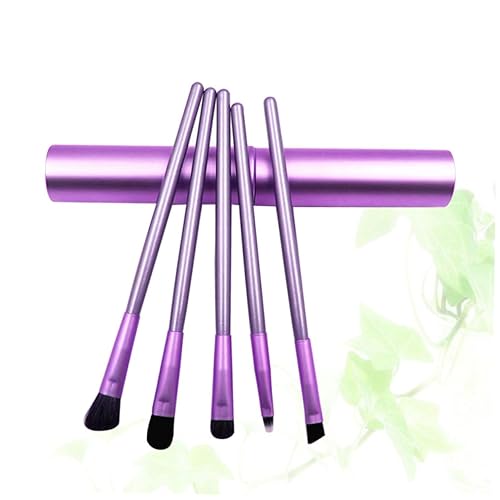 Miniatura 8 de POPETPOP Makeup Brush 5pcs Small Set Hair Purple Bamboo Eyeshadow Brush