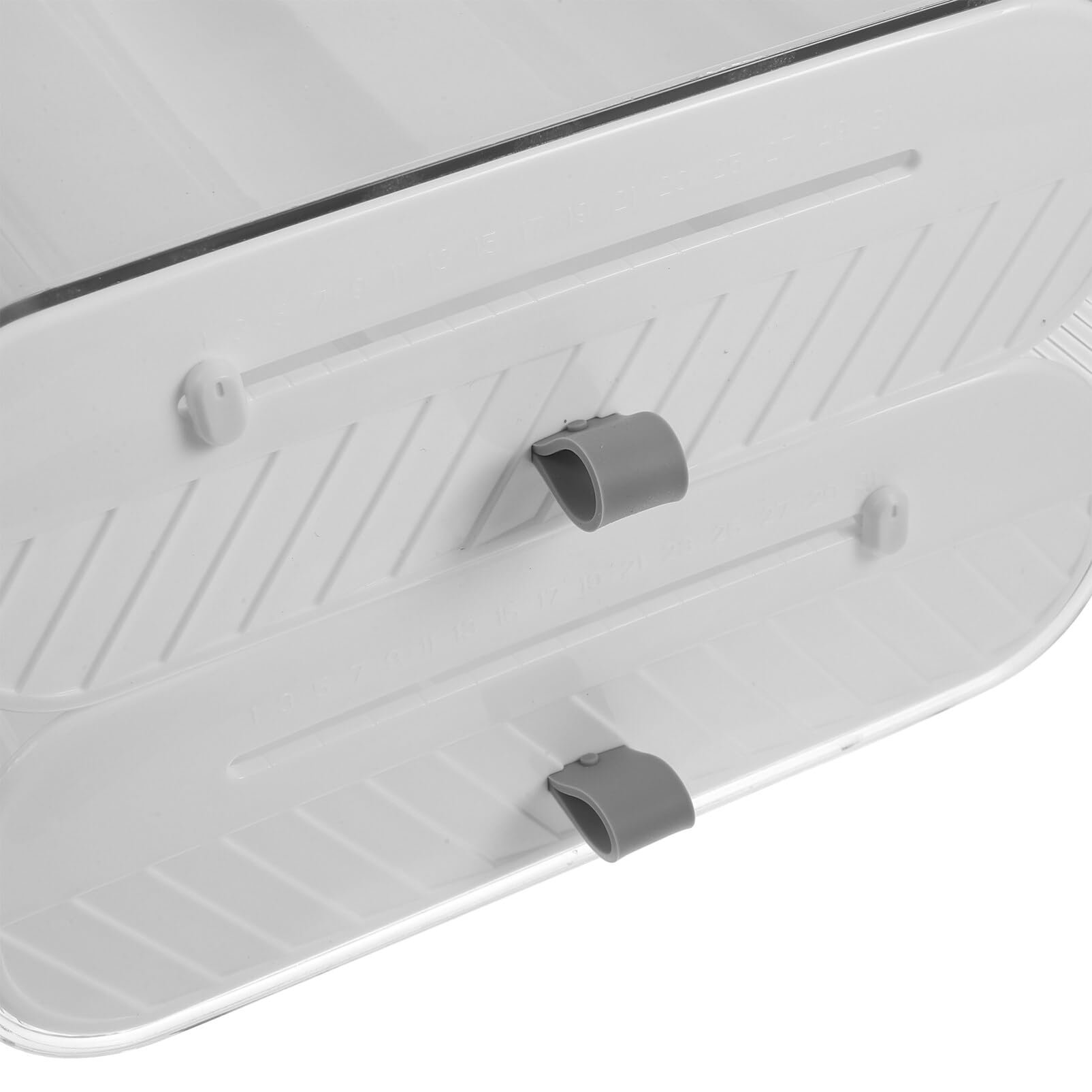 SOLUSTRE Soporte De Huevos De Refrigerador Doble Contenedor De Huevos Reutilizable Para Frigorífico Organizador Práctico Diseño Accesible