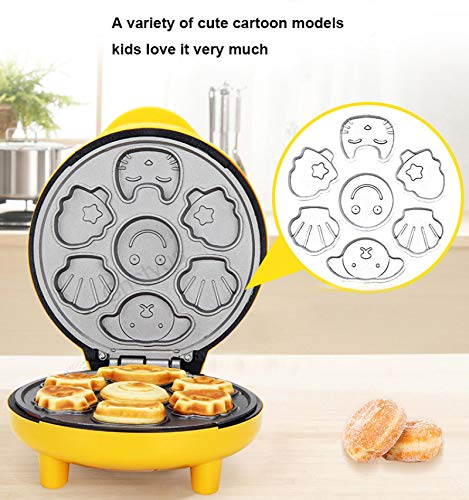 Waffeleisen Belgische Waffel,220V Haushaltsautomatische Kuchenmaschine Cartoon Mini Kinderbrotmaschine Doppelseitige… – Bild 4