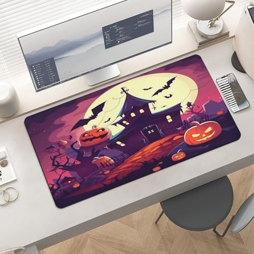 Tapete Para Escritorio Happy Halloween Grande Rubber Base miniatura 6