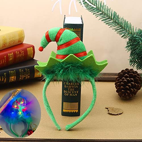 Creative Elves Headband Christmas Elf Costume Headwear Elf Hair Hoop for Christmas Party Accessoriess - Image 3