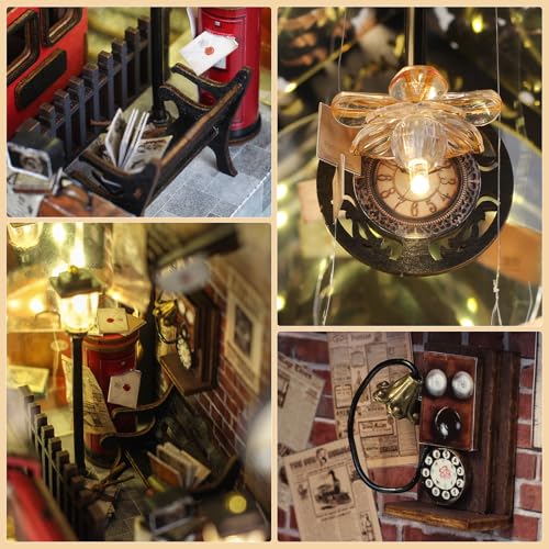 Foyucool Magic Train Station Book Nook Kit thumbnail 4