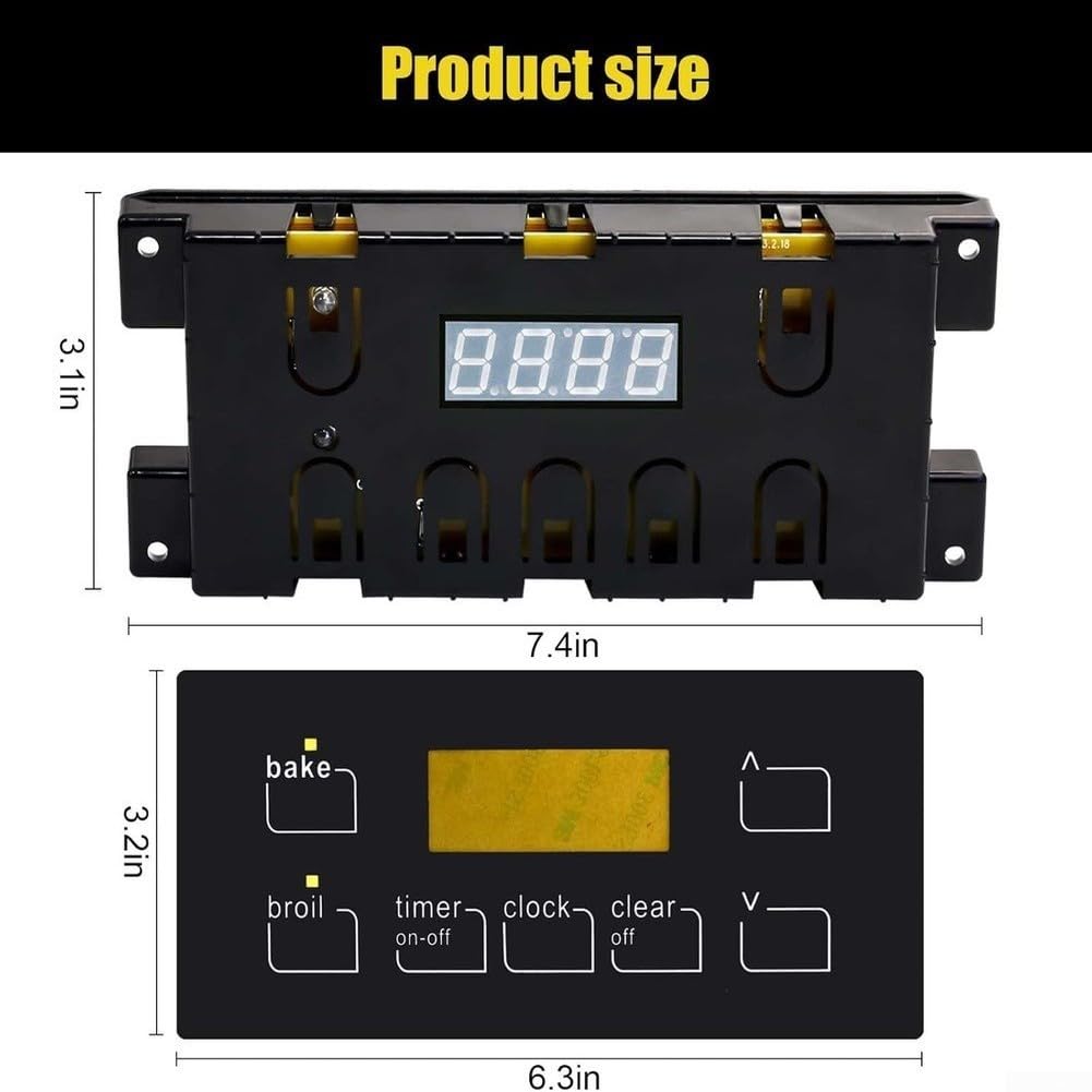 Herd Range Timer Display für AEG für electrolux Faure für zanussi Ofen Uhr Bedienfeld Kunststoff Metall robust