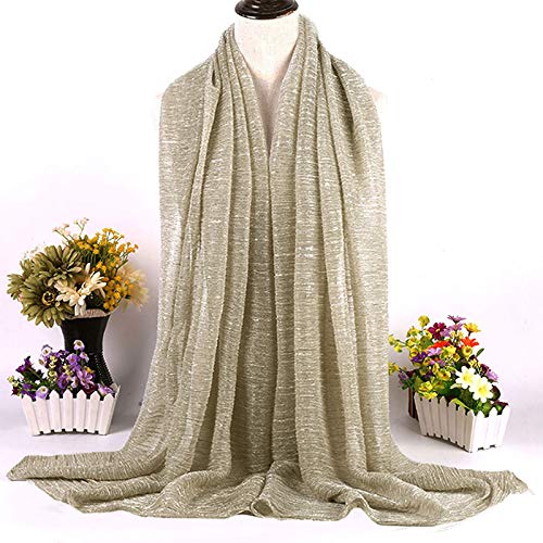 Aisi Lightweight Muslim Hijab Cap Solid Color Thick Silk Muslim Scarf3