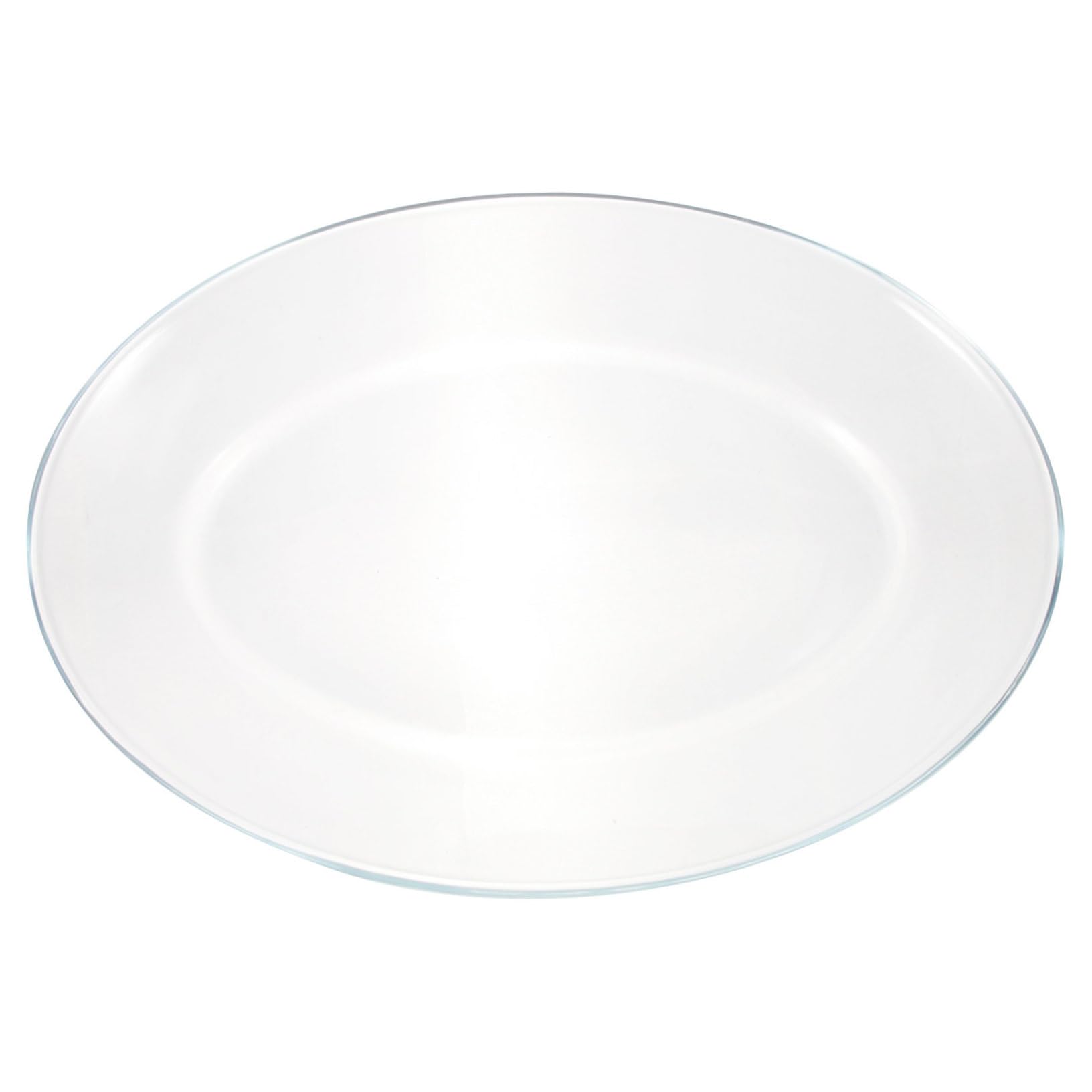 Plato para Servir Pescado de Cristal Templado Grande Ovalado