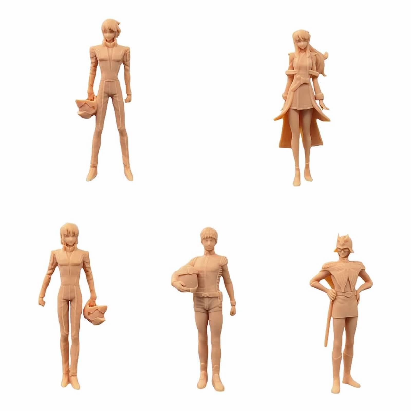 1/35 高校生男女　フィギュア2体　1/64より大　完成品　ミニチュア 1/64 jk 女子高生 フィギュア2体 完成品 ミニカーに ジオラマに