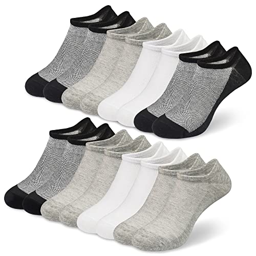GRPSKCOS No Show Socks Men, 8 Pairs Low Cut Ankle Socks, Men Short Socks Casual Cotton Socks - Main Image