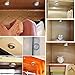econoLED Activated, 5 Pack LED Battery-Powered Wireless Night Tap Touch Lamp Stick-on Push Safe Lights for Hallway Kitchen Bedroom Bathroom Closets Cabinets, White