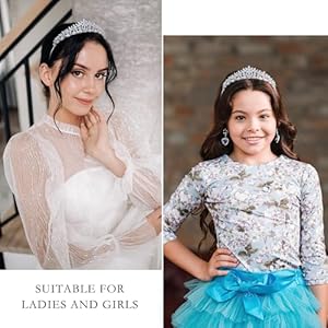 Silver CZ Wedding Tiaras for Brides Floral Princess Crowns for Women Cubic Zirconia Bridal Headband Sweet 16 Crown Birthday Hair Accessories Silver CZ Wedding Tiaras for Brides Floral Princess Crowns for Women Cubic Zirconia Bridal Headband Sweet 16 Crown Birthday Hair Accessories