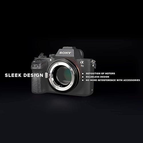 Miniatura 6 de TECHART LM-EA9 - Adaptador de lente de enfoque automático, motor de accionamiento integrado compatible con cámara Sony E-Mount A9 A9II A7IV A7C