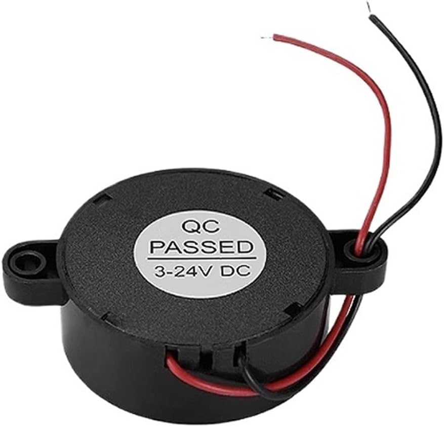 1pcs 4216 DC3-24V Continuous/Intermittent Sound Piezoelectric Active High Decibel Buzzer Used for Automotive Appliances Sounders(Continuous Sound)