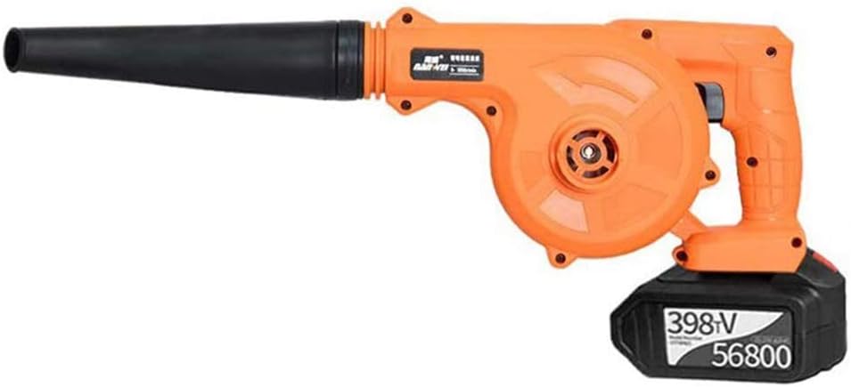 Convenient 2-in-1 Cordless Blower, Handheld Leaf Blower Vacuum Cleaner Cordless Air Turbine Garden Leaf Blower for Home Cleaning (Color : Battery2, Size : 528Tv) TDF (Battery*2 528TV)