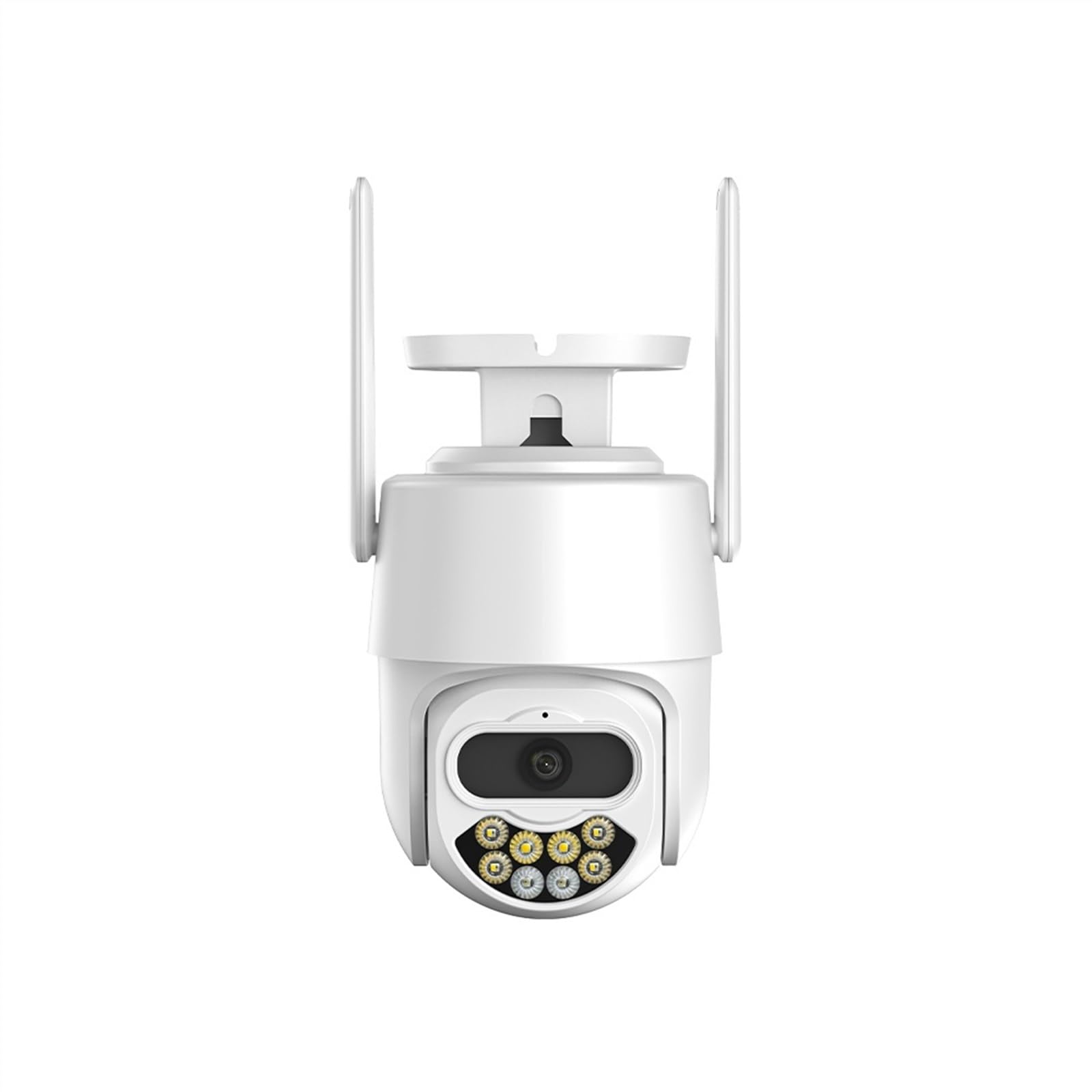 MKHJKIOII Security Camera, Dual Lens PTZ Camera 8MP 4K Surveillance Screen Security Portection Auto Tracking 1080P CCTV Cam(1080P NO SD Card)
