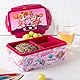 p:os PAW Patrol Brotdose Kinder mit Fächern - Auslaufsichere Bento Box Kinder für Kindergarten und Schule - Für Mädchen, Rosa