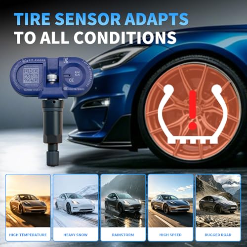 Image of 4PCS Bluetooth TPMS Sensor for Tesla Model 3, Y, S, X 2020-2026