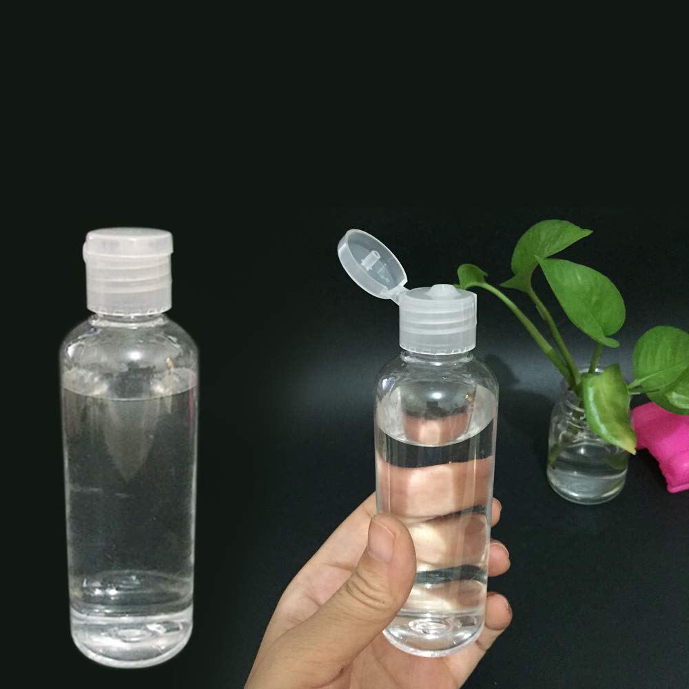 6 Bottiglie Di Plastica Da 100ml Con Imbuti | Flaconi Per Cosmetica Trasparenti | Per Viaggi, Campeggio - Foto 7