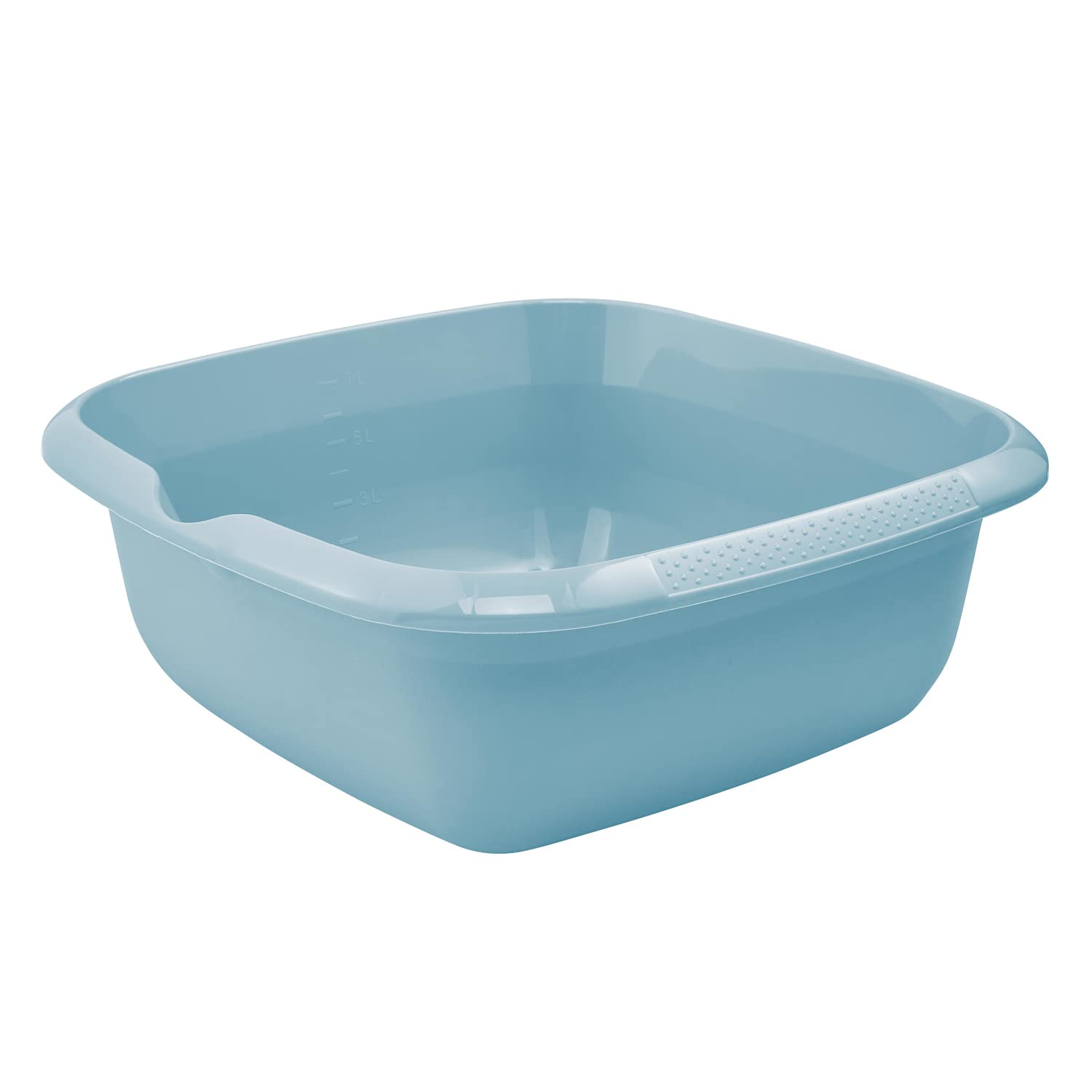 keeeper Barreño universal con pico de vertido, Cuadrado, 8 L, 34 x 34 cm, Björk, Azul Nordic