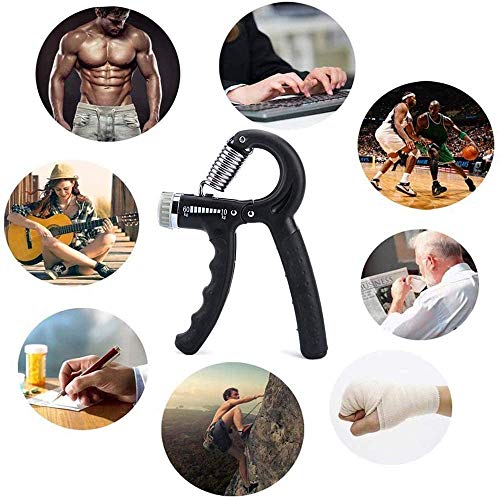 Bestmaple – Ferramenta de mão ajustável em forma de R para exercícios esportivos, força contável, fo