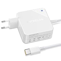 ANTWELON 65W USB C Alimentatore Caricabatterie per Lenovo Thinkpad Yoga, Asus, Macbook Pro, Dell Latitude Inspiron,HP Spectre, Acer Chromebook 20V 3,25A Type C Adattatore Notebook