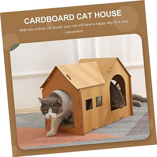 VANZACK Casa De Gato Gatinho De Estimação Arranhador Brinquedo De Gatinho Gatinho Brinquedo De Brinc