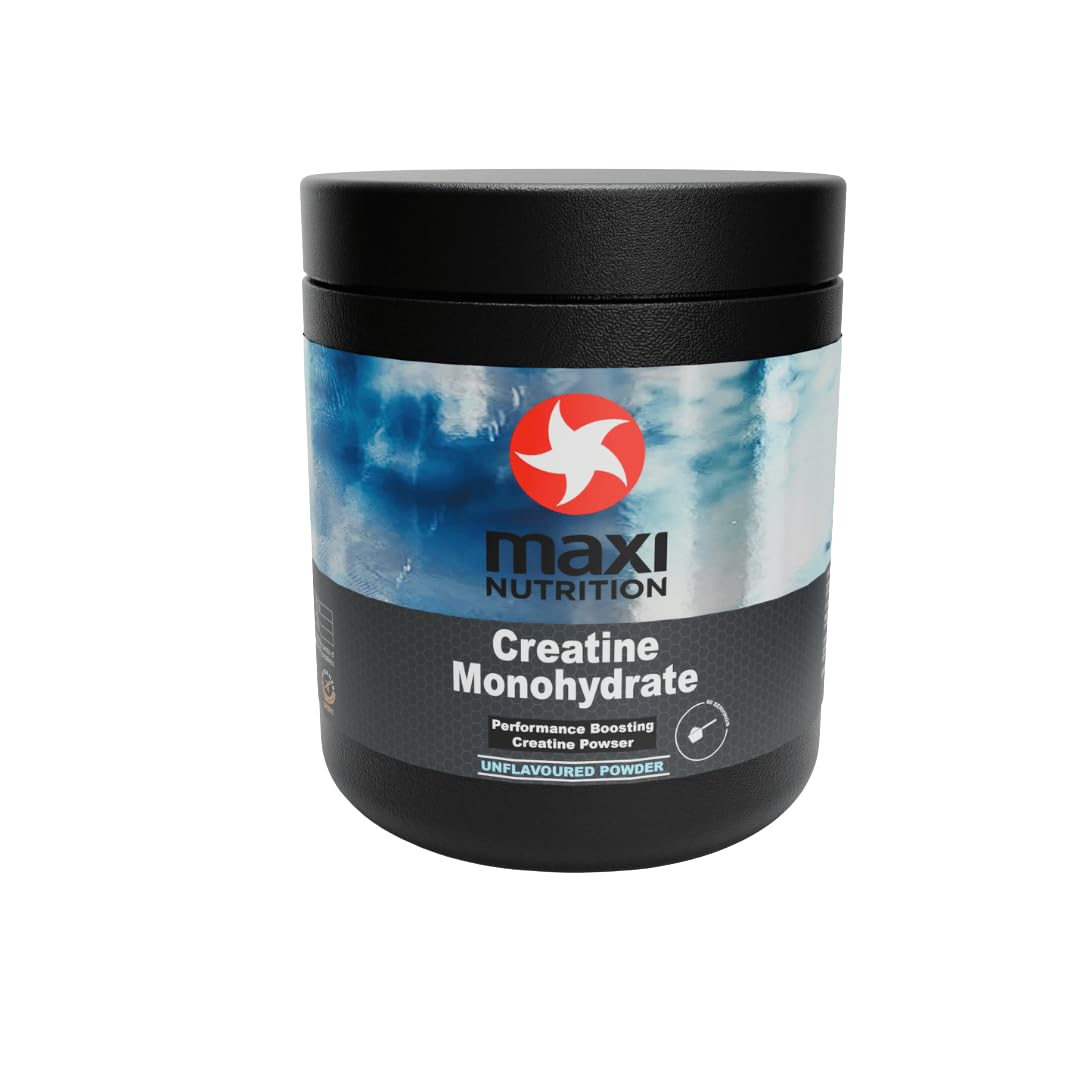 MaxiNutrition Creatine | Performance Boosting Creatine Monohydrate Powder | Unflavoured, 300g - 60 Servings