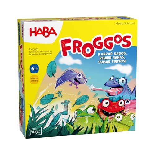 HABA 2012811004   Froggos, Juego Infantil de Mesa de Estrategia. Más 6 años