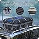 Rymopuey Dachbox Faltbar 20 Cubic/566 L, 1000D Wasserdicht Oxford Dachbox Auto, Dachbox mit Anti-Rutsch-Matte und 10 Schwerlastgurten, Faltbare Weich Dachtasche Auto für Autos mit/ohne Gepäckträger