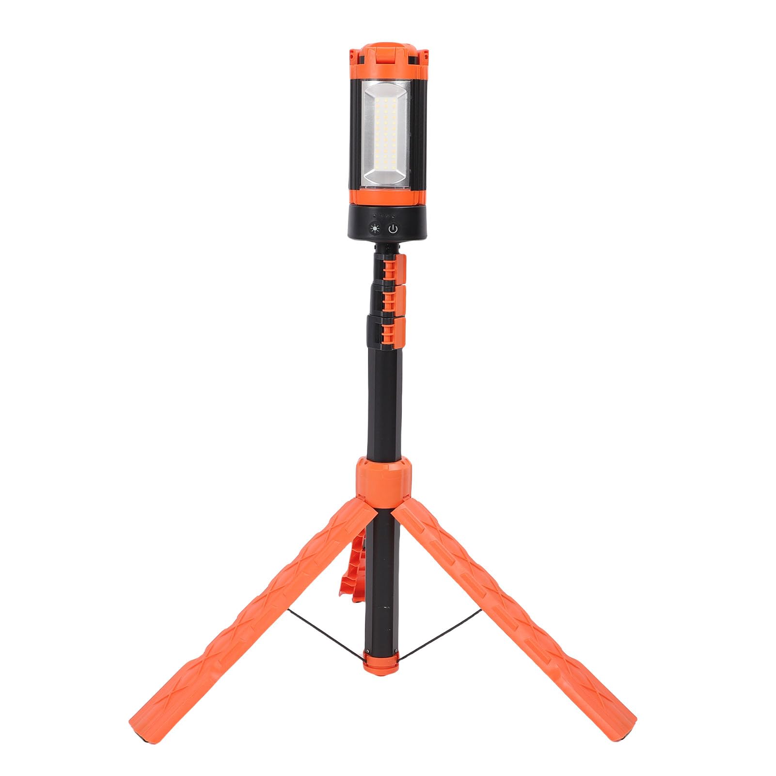 Wiederaufladbare Campingleuchte, 9000 MAh, 186 Cm, 2600 Lm, Tragbare LED-Arbeitsleuchte, Außenleuchte mit Verstellbarem Ständer und 3 LED-Köpfen, Ideal für Garage, Stativ und Magnetische