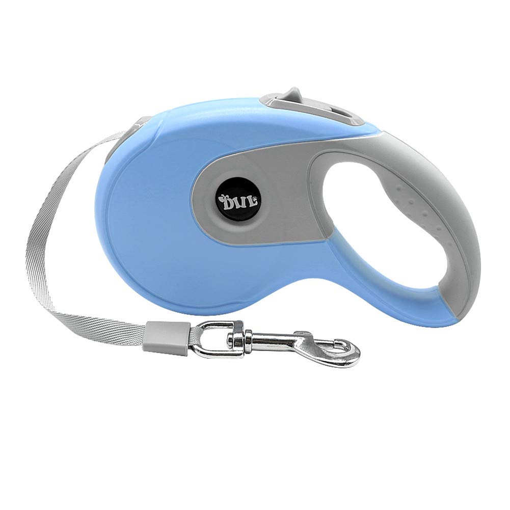 SOCHII Guinzaglio retrattile per cani, 5 m, estensibile automatico, per cani di taglia media e grande, fino a 39,9 kg, senza grovigli, colore: blu