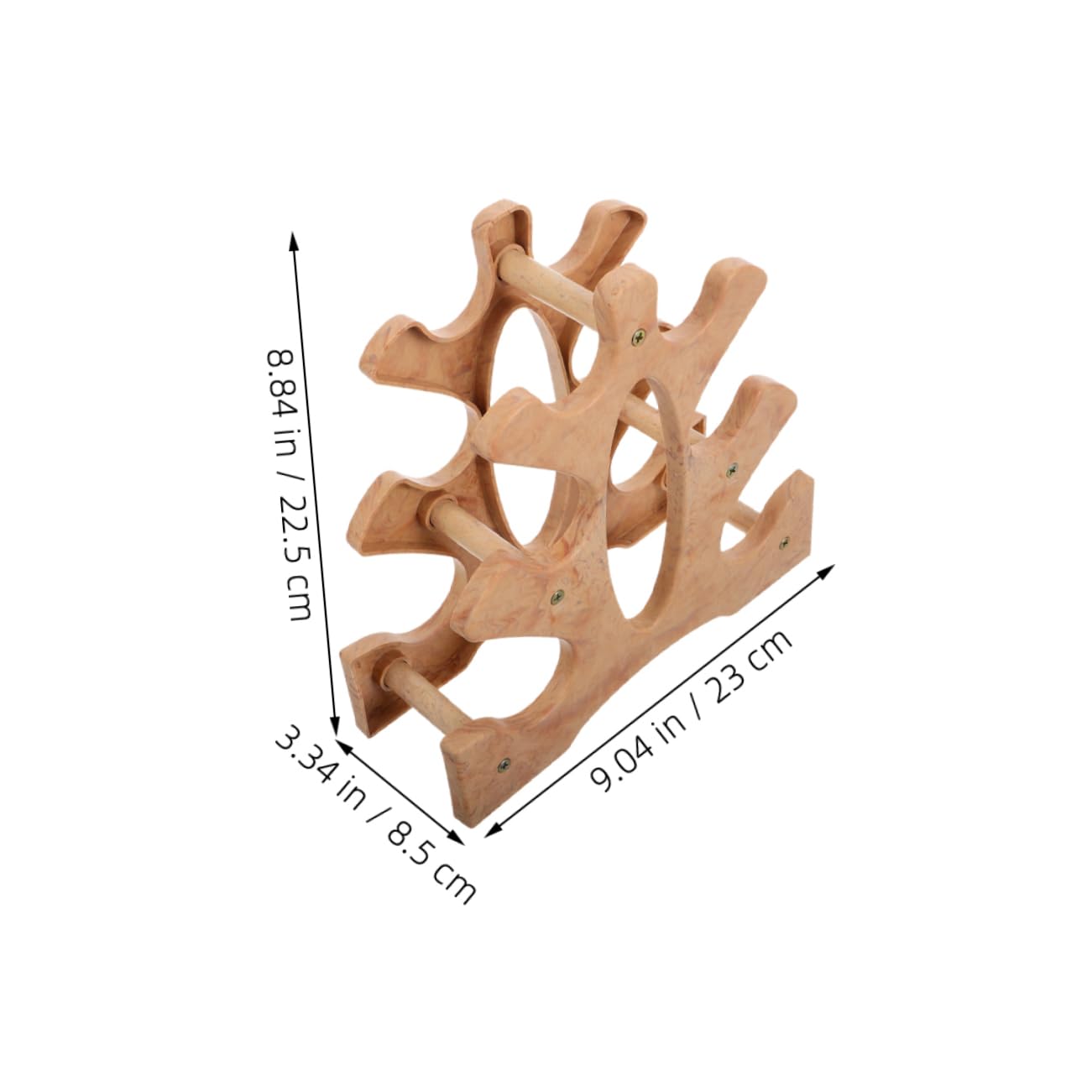 SUPVOX 2Pcs Dumbbell Rack Stand Storage for Home Gym Accessories Compact Sturdy Design Heavy Duty Weight Organizer for Efficient Dumbbell Management