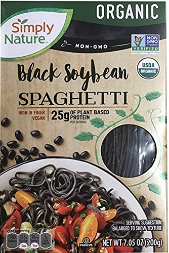 Simply Nature Organic Black Soybean Spaghetti Gluten Free Vegan, Pack of 2