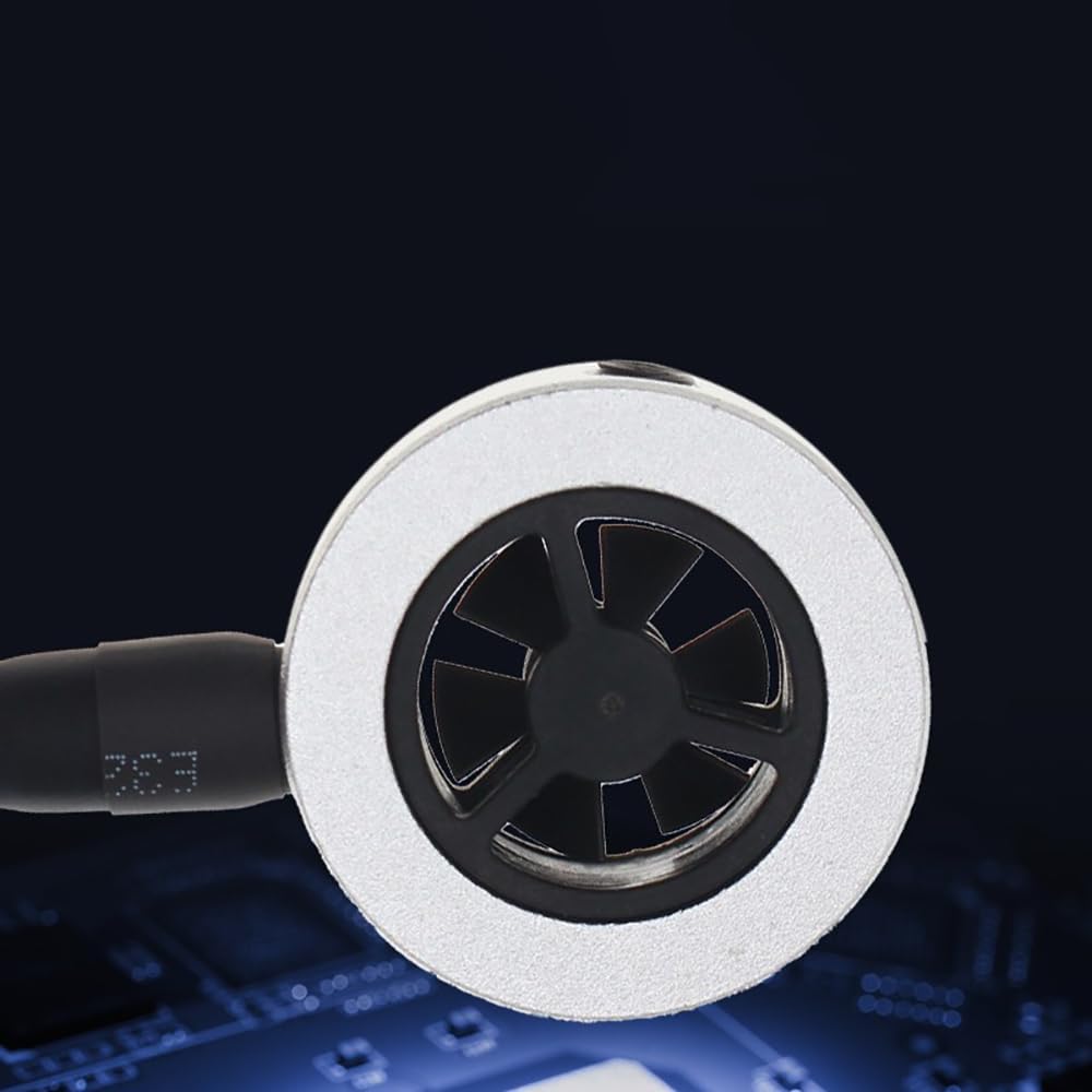 RS485 Wind Speed Sensor High-Precision Micro Adjustable Impeller Anemometer Wind Velocity Gauge with High Sensitivity 0-30m/s（0-10V, 0-30m-s）