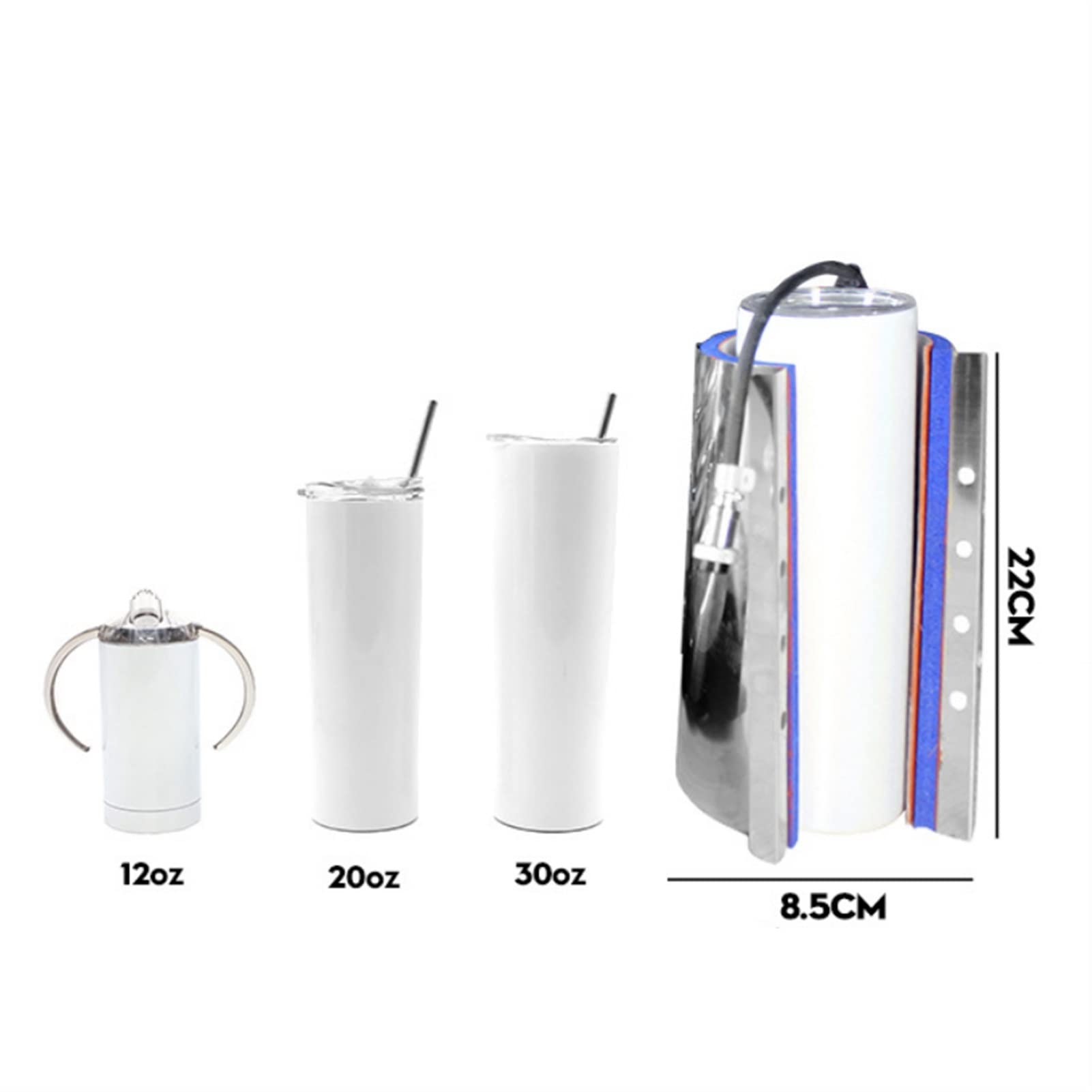Easy Sublimation Machine Maszyna 20oz 30 uncji Maszyna do prasy ciepła do druku cyfrowego(20oz)