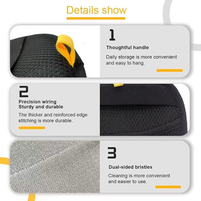 Pet Hair Removal Glove ¨C Newly Upgraded Electrostatic Five-Finger Cat & Dog Hair Remover Tool for Clothes, Furniture, Carpet, Curtains & Car ¨C Reusable Grooming Mitt for Pets-0qFUeQ0x