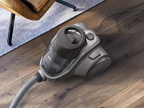 AEG LX5-2-4T Stofzuiger zonder zak (zakloos,750 w, met parketzuigmond, 1,8 l stofcontainer, Hygiene Filter, 7 meter actieradius, Grote XXL wielen, stofscheiding met 4 filterniveau) grijs - Image 6