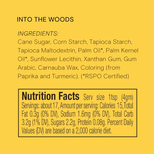 Image of Supernatural Into the Woods Sprinkles, Dye-Free Vegan Confetti Mix, 3oz | Plant-Based Colors & Vegan Ingredients | Tree Confetti Sprinkles Made For Baking, Decorating, Gingerbread & Hot Chocolate