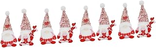 NOLITOY 8 Pçs Boneca Dia Namorados Decoração De Mesa Boneca De Pelúcia Boneca De Pelúcia Dia Namorados Gnomos Gnomos Janela Janela Boneca Gnomo Dia Namorados Boneca De Pelúcia